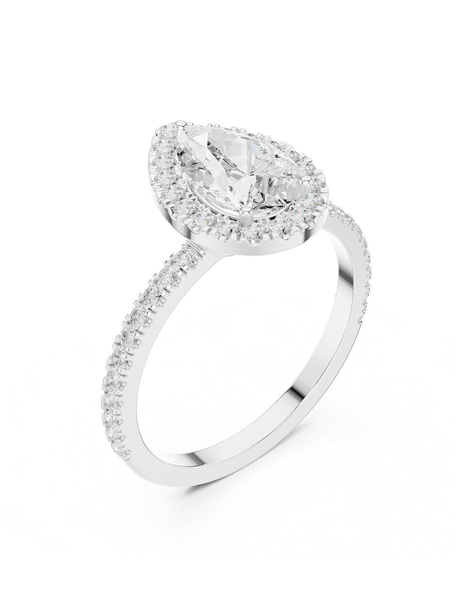 Anillo de compromiso - halo - AMORE448-PE-LG