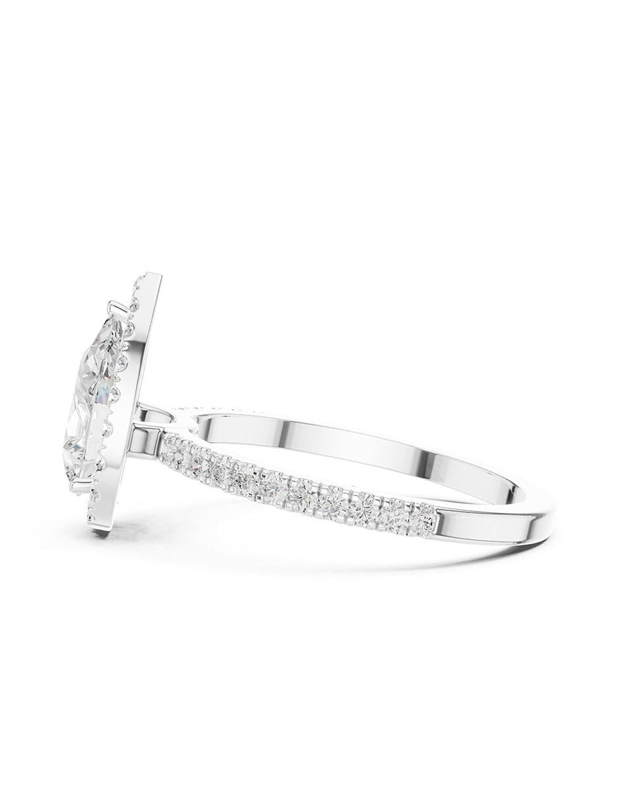 Anillo de compromiso - halo - AMORE448-PE-LG