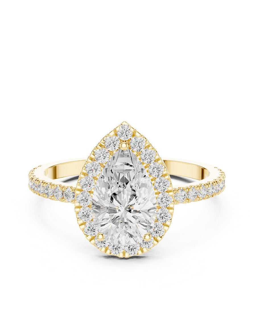 Anillo de compromiso - halo - AMORE448-PE-LG