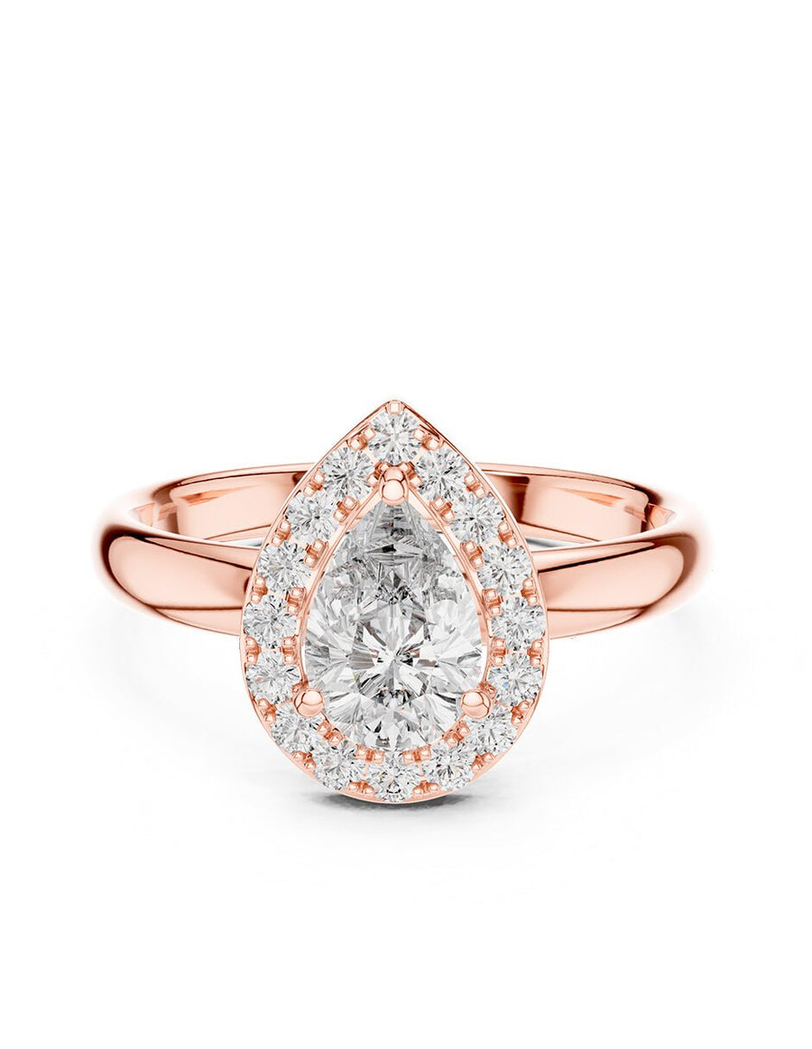 Anillo de compromiso - halo - AMORE451-PE-LG