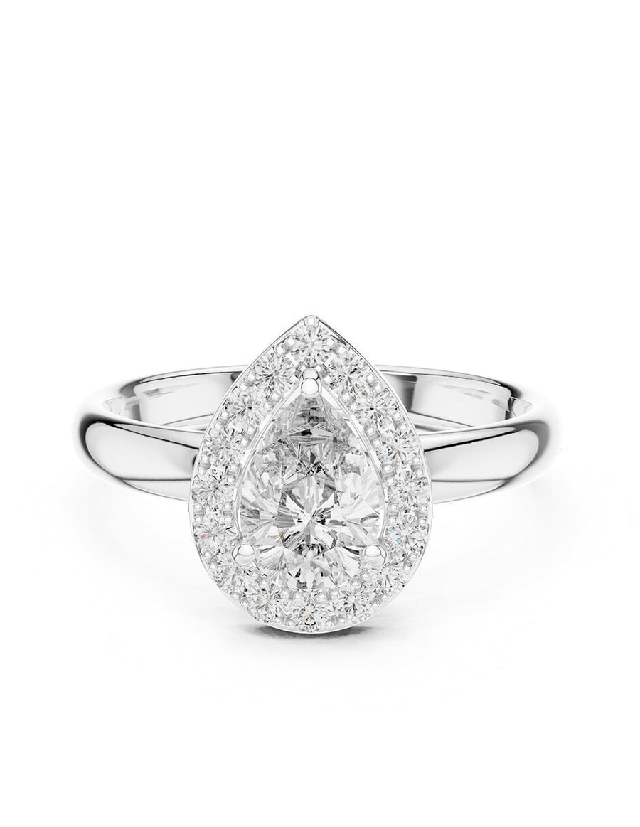 Anillo de compromiso - halo - AMORE451-PE-LG