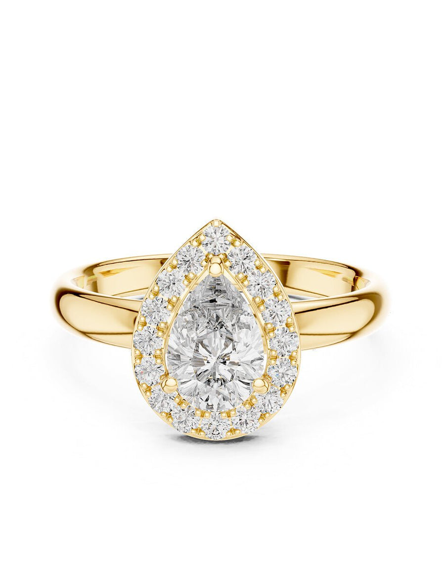 Anillo de compromiso - halo - AMORE451-PE-LG