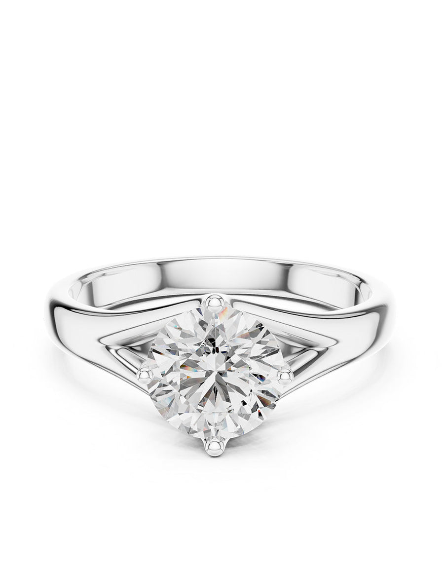 Anillo de compromiso - solitario - AMORE49-RD-LG