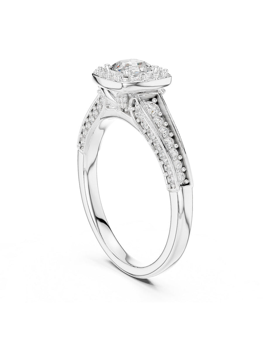 Anillo de compromiso - halo - AMORE494-AS-LG