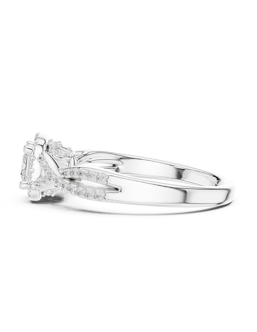 Anillo de compromiso - halo - AMORE495-PR-LG