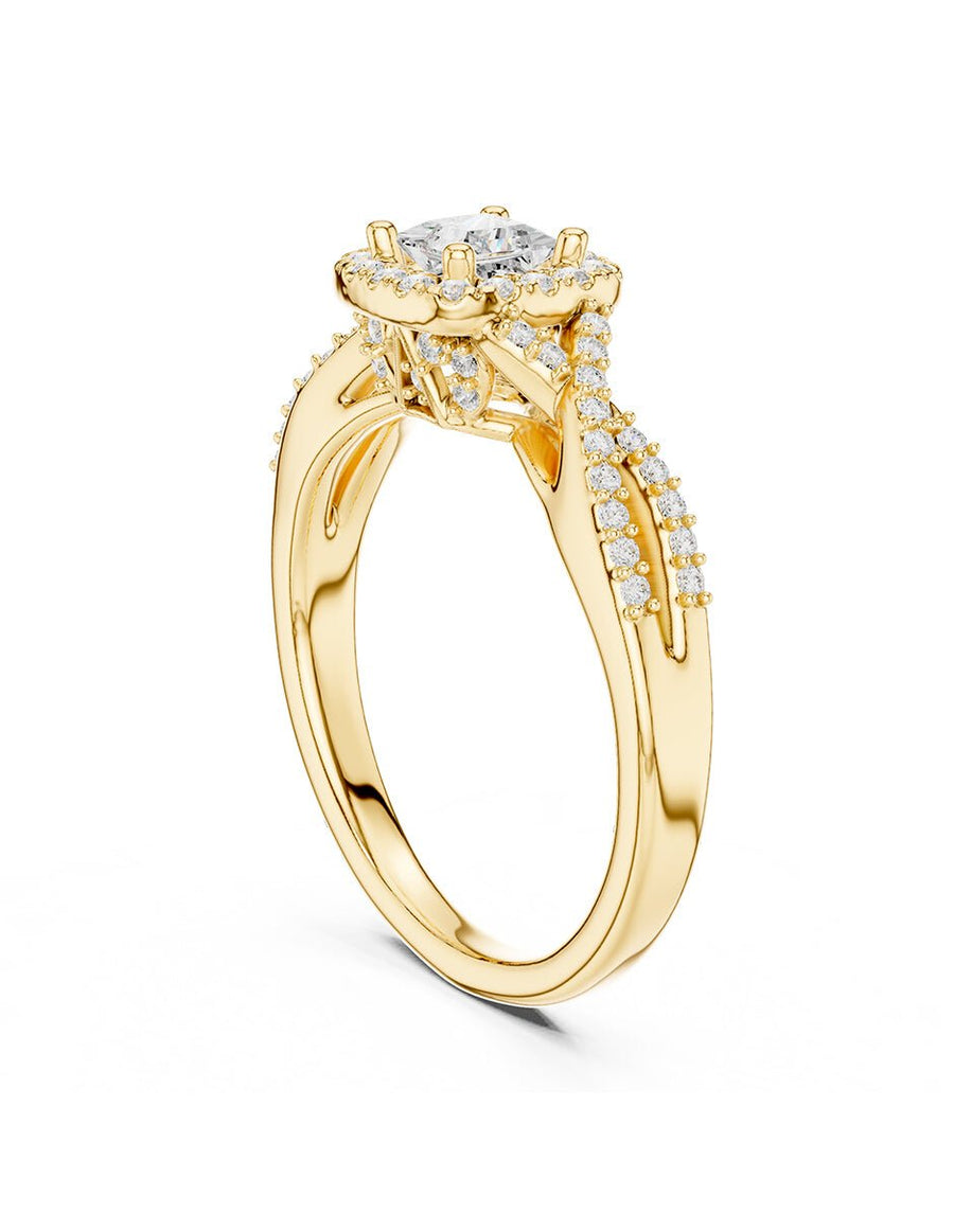 Anillo de compromiso - halo - AMORE495-PR-LG