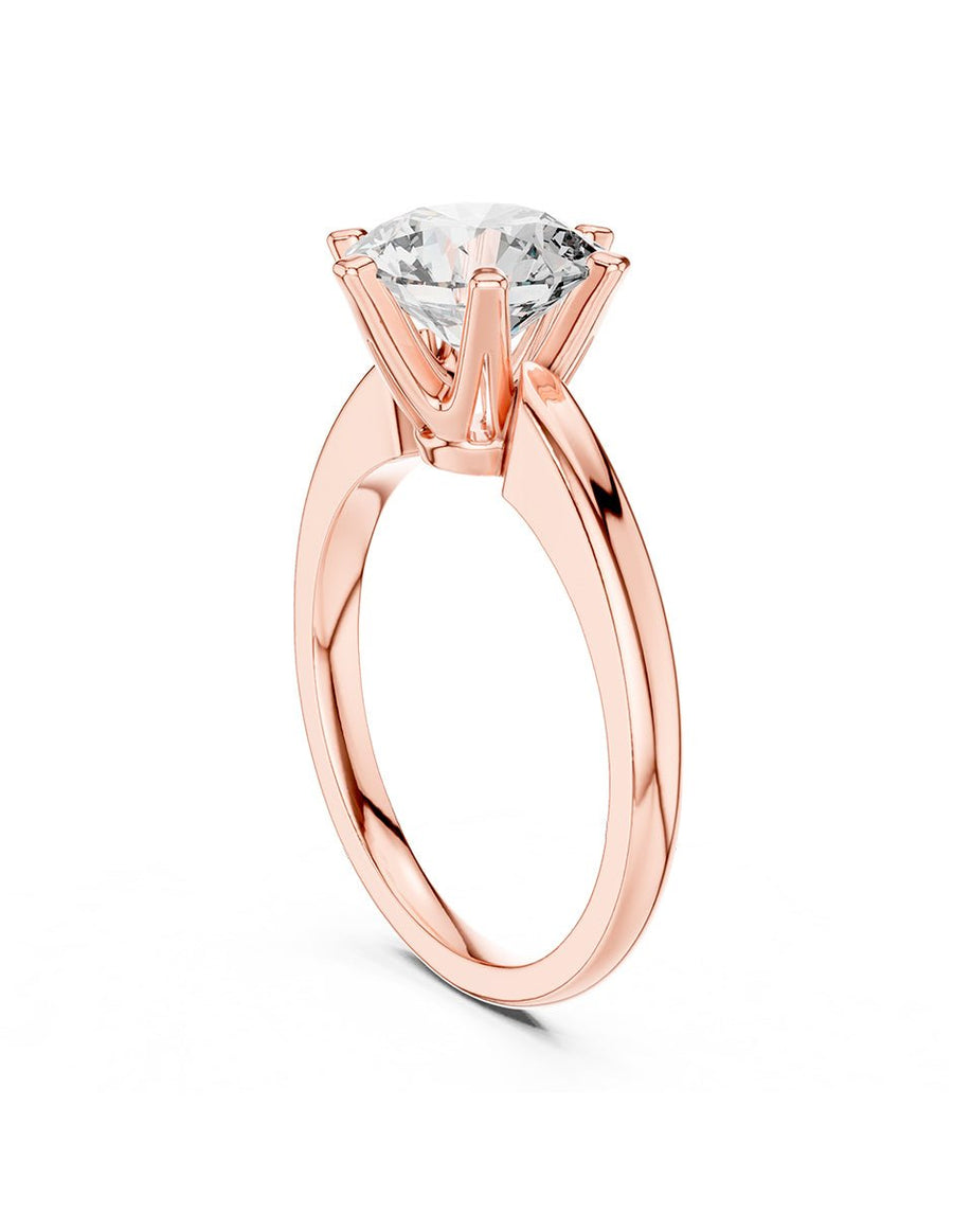 Anillo de compromiso - solitario - AMORE5-RD-LG