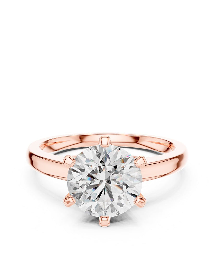 Anillo de compromiso - solitario - AMORE5-RD-LG