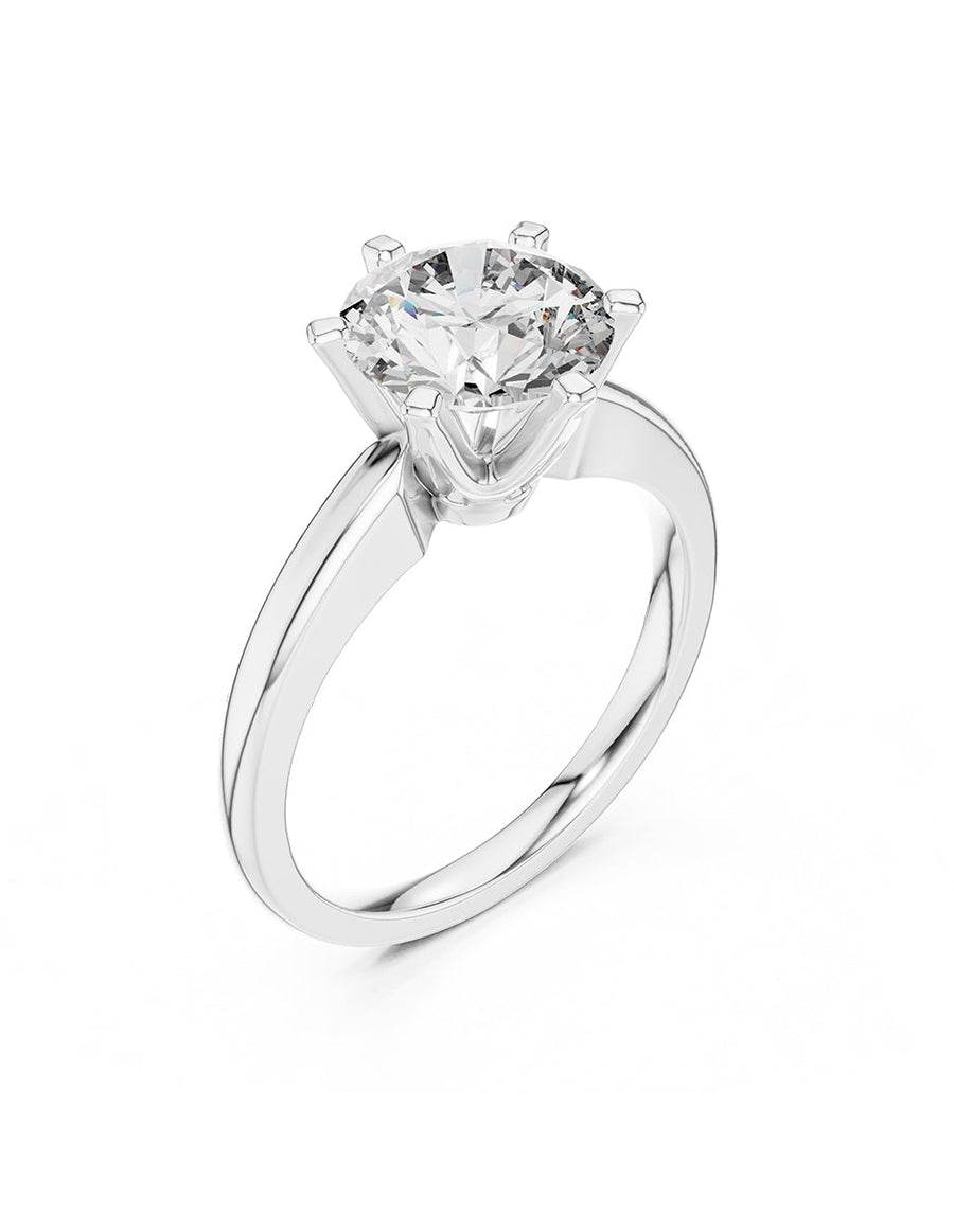 Anillo de compromiso - solitario - AMORE5-RD-LG