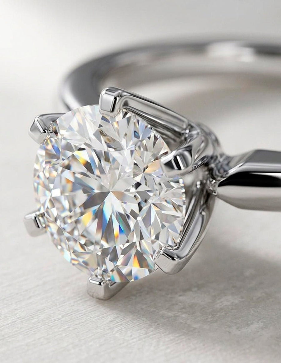 Anillo de compromiso - solitario - AMORE5-RD-LG