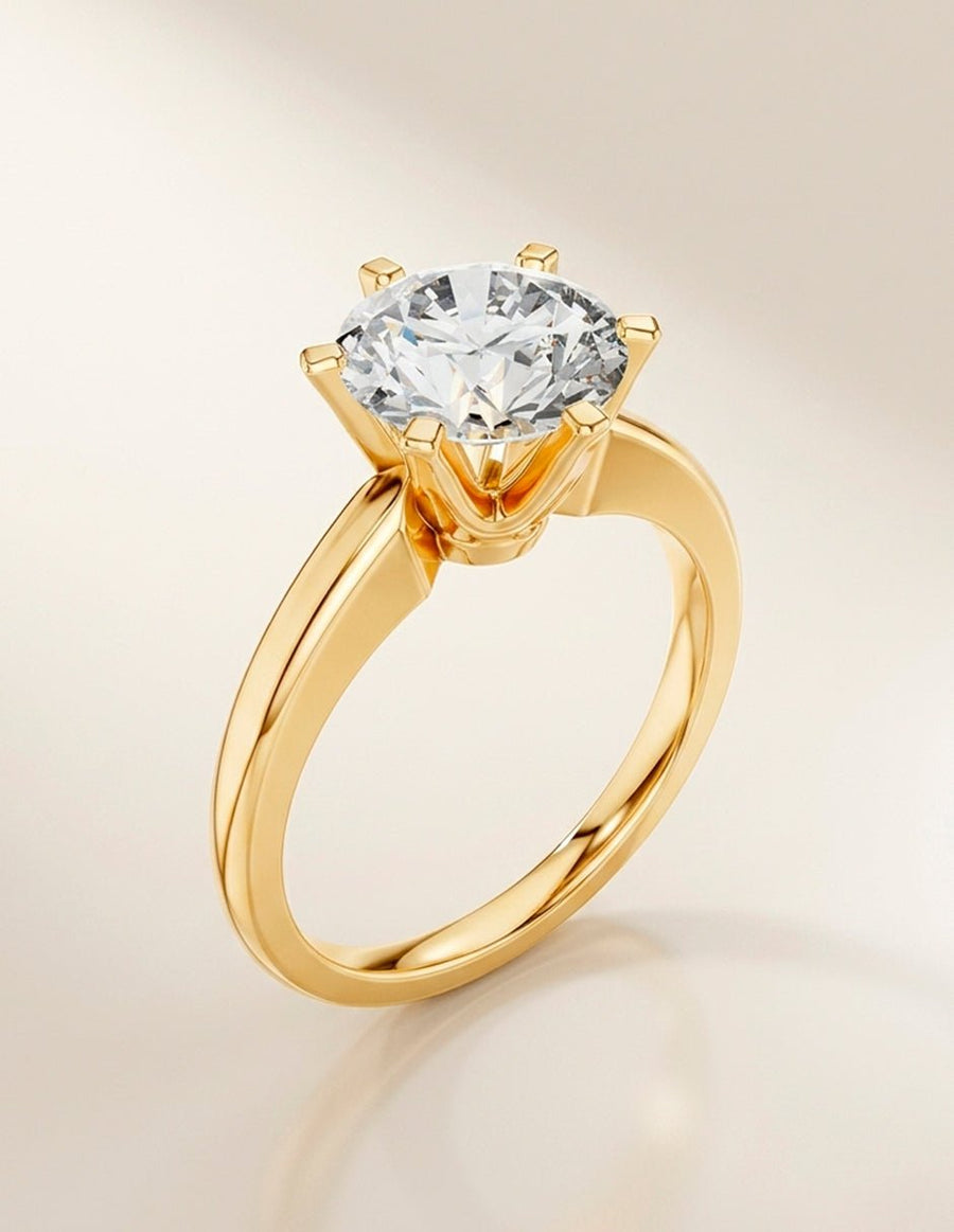 Anillo de compromiso - solitario - AMORE5-RD-LG