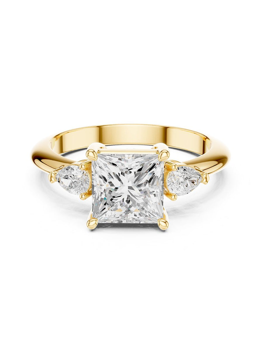 Anillo de compromiso - tres piedras - AMORE506-PR-LG