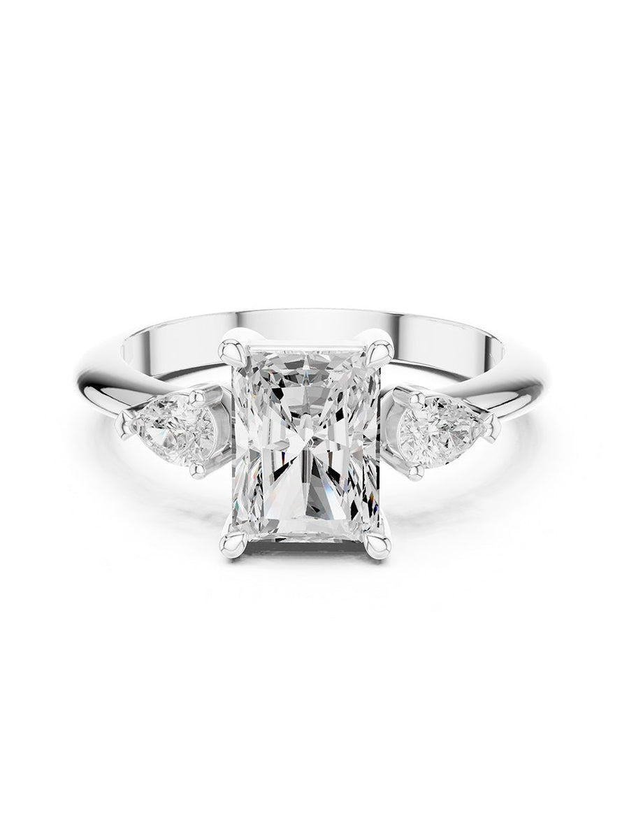 Anillo de compromiso - tres piedras - AMORE506-RA-LG