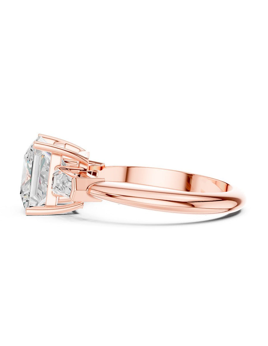Anillo de compromiso - tres piedras - AMORE507-PR-LG