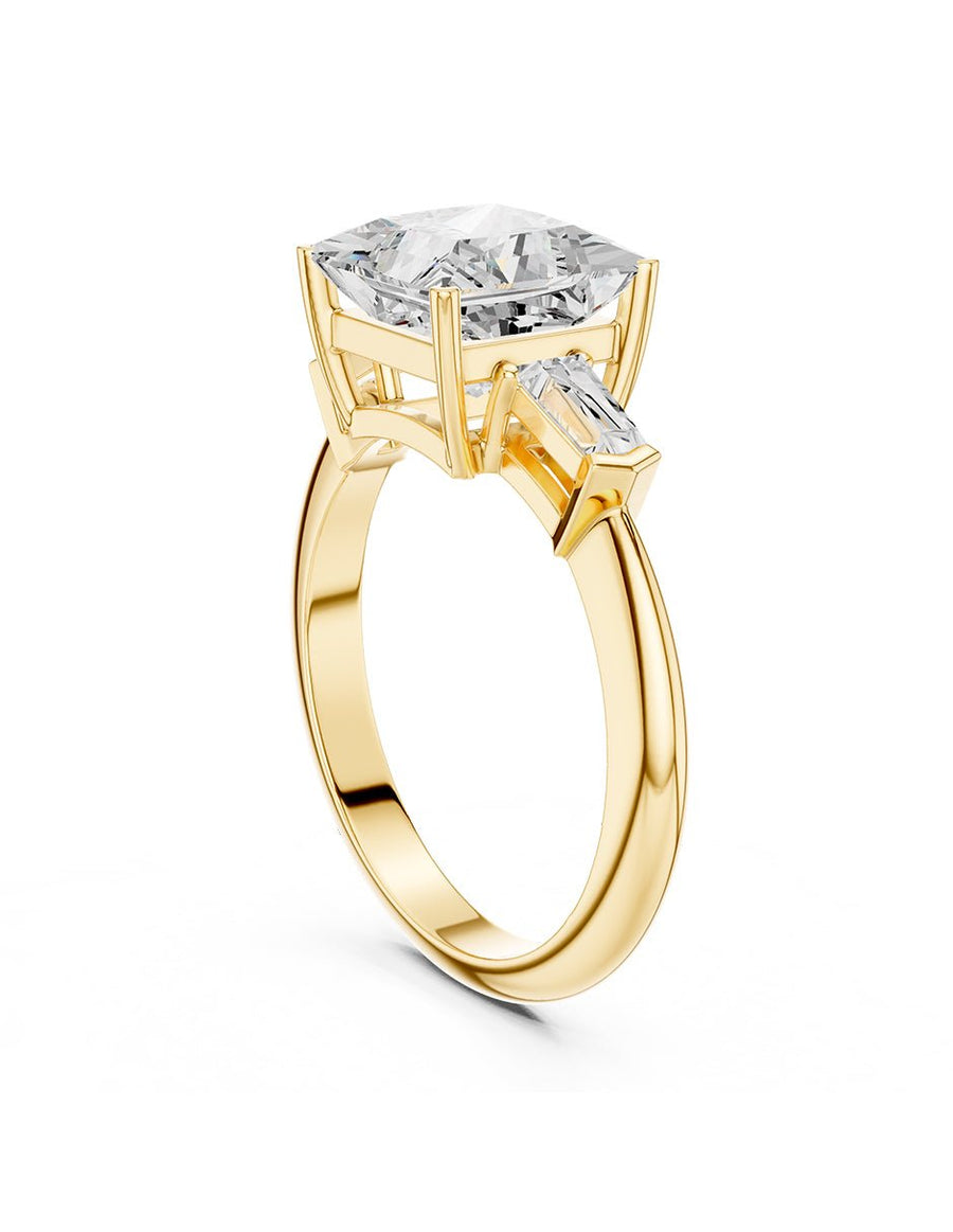Anillo de compromiso - tres piedras - AMORE507-PR-LG