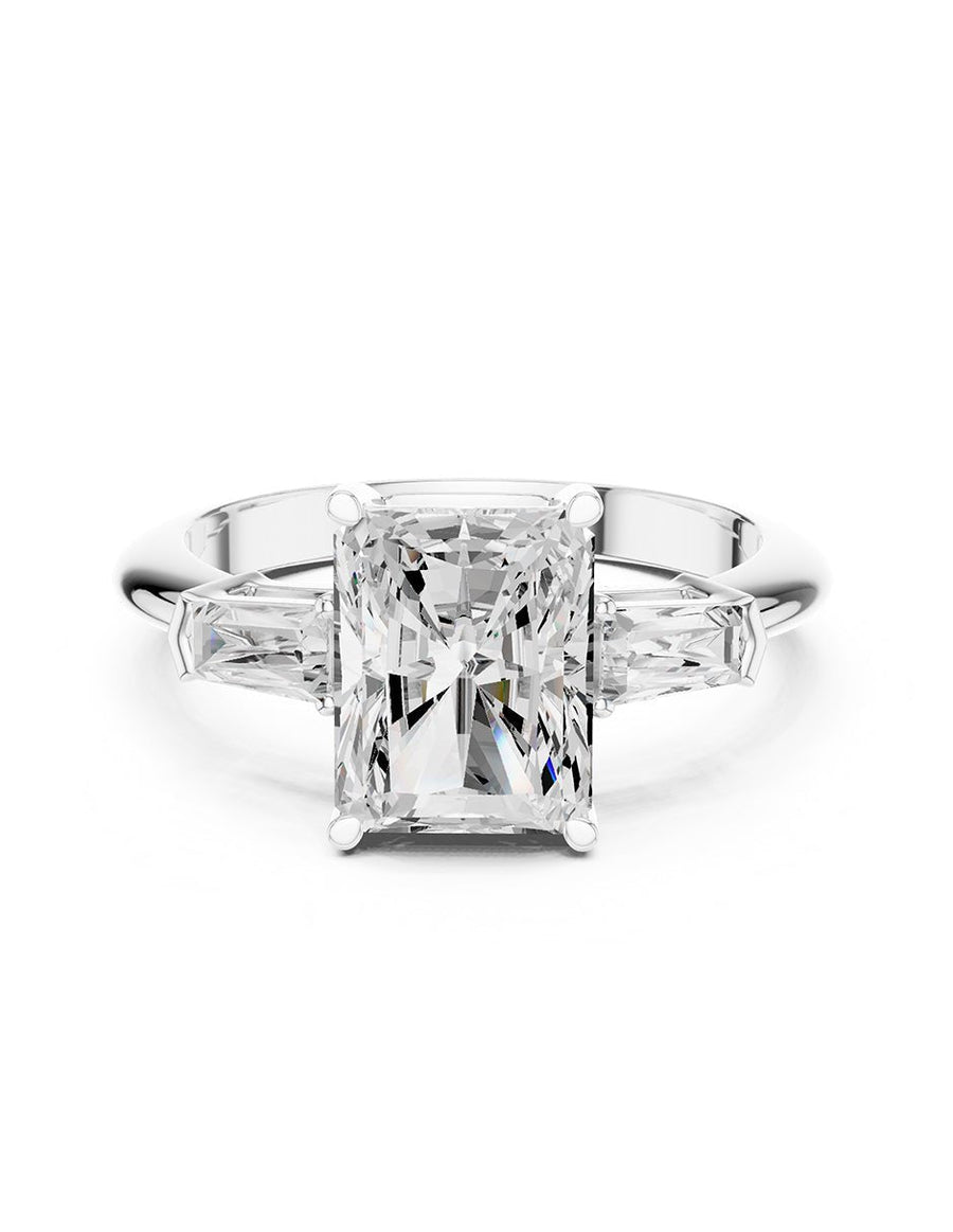 Anillo de compromiso - tres piedras - AMORE507-RA-LG