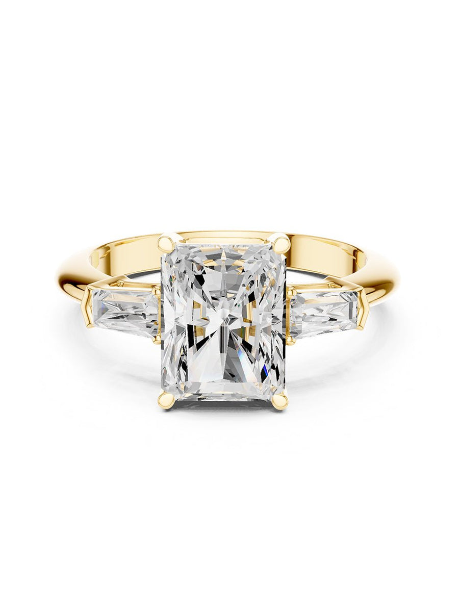 Anillo de compromiso - tres piedras - AMORE507-RA-LG