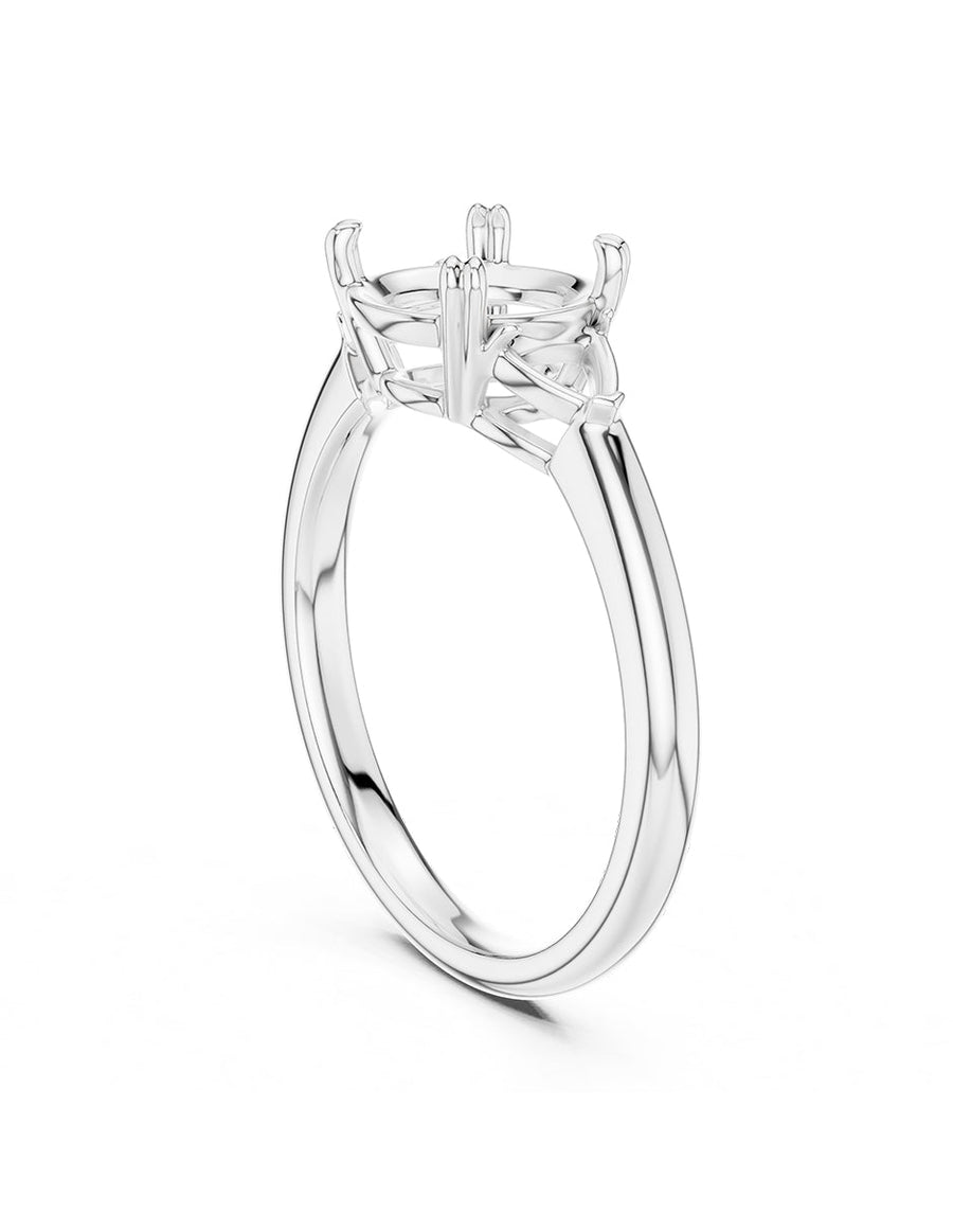 Anillo de compromiso - tres piedras - AMORE508-RD-LG