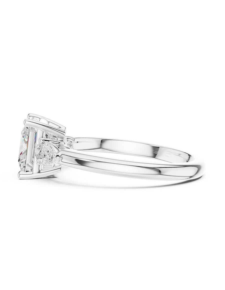 Anillo de compromiso - tres piedras - AMORE514-PR-LG