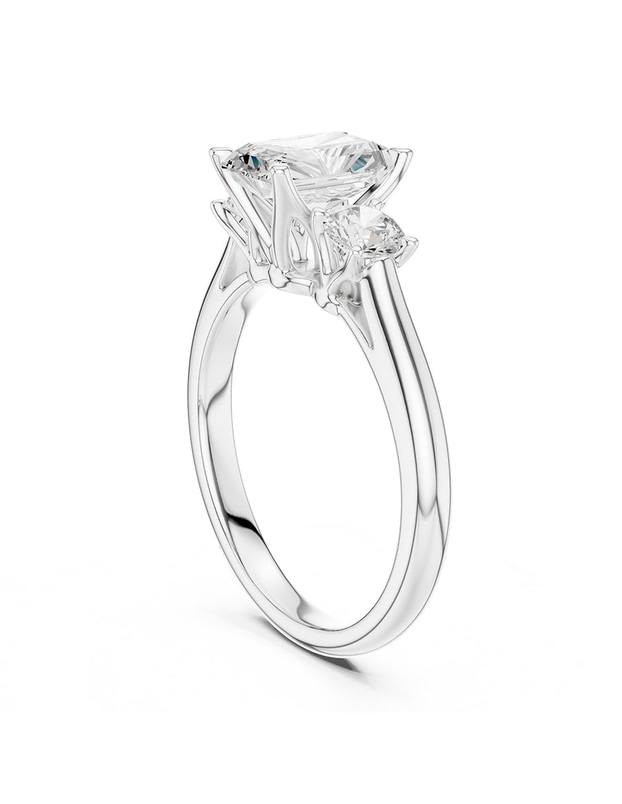 Anillo de compromiso - tres piedras - AMORE517-RA-LG