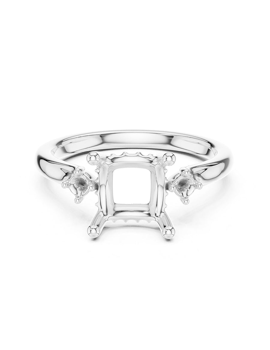 Anillo de compromiso - tres piedras - AMORE518-PR-LG