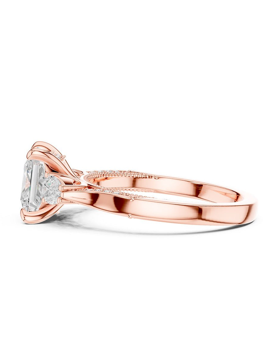 Anillo de compromiso - tres piedras - AMORE547-PR-LG