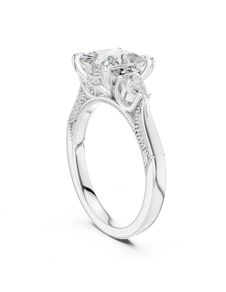 Anillo de compromiso - tres piedras - AMORE547-PR-LG