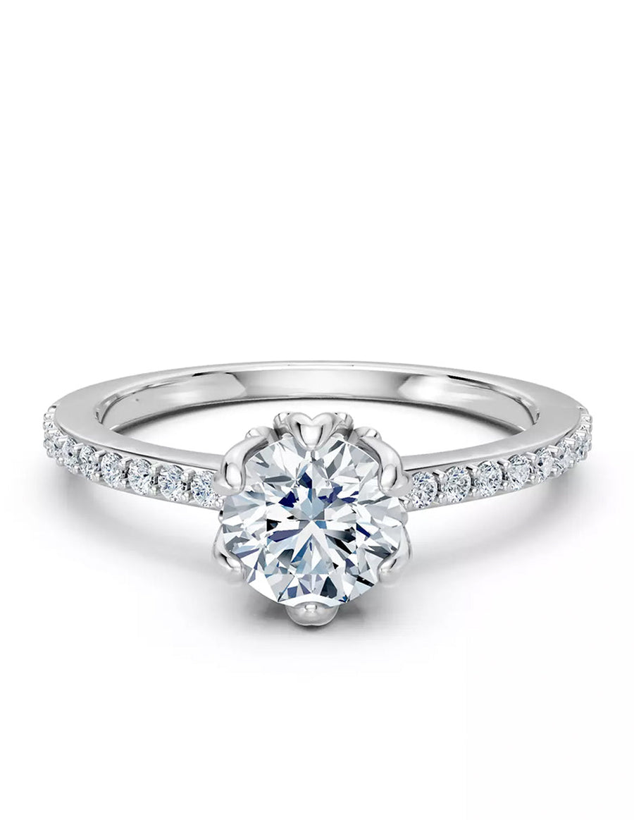 Anillo de Compromiso - pavé - AMORE551-RD-CZ