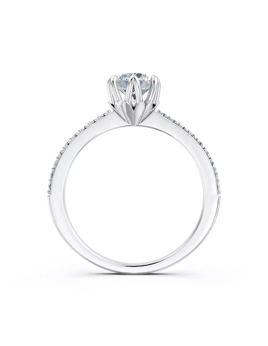 Anillo de Compromiso - pavé - AMORE551-RD-CZ