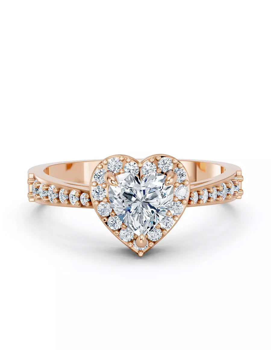 Anillo de Compromiso - halo - AMORE561-HE-CZ
