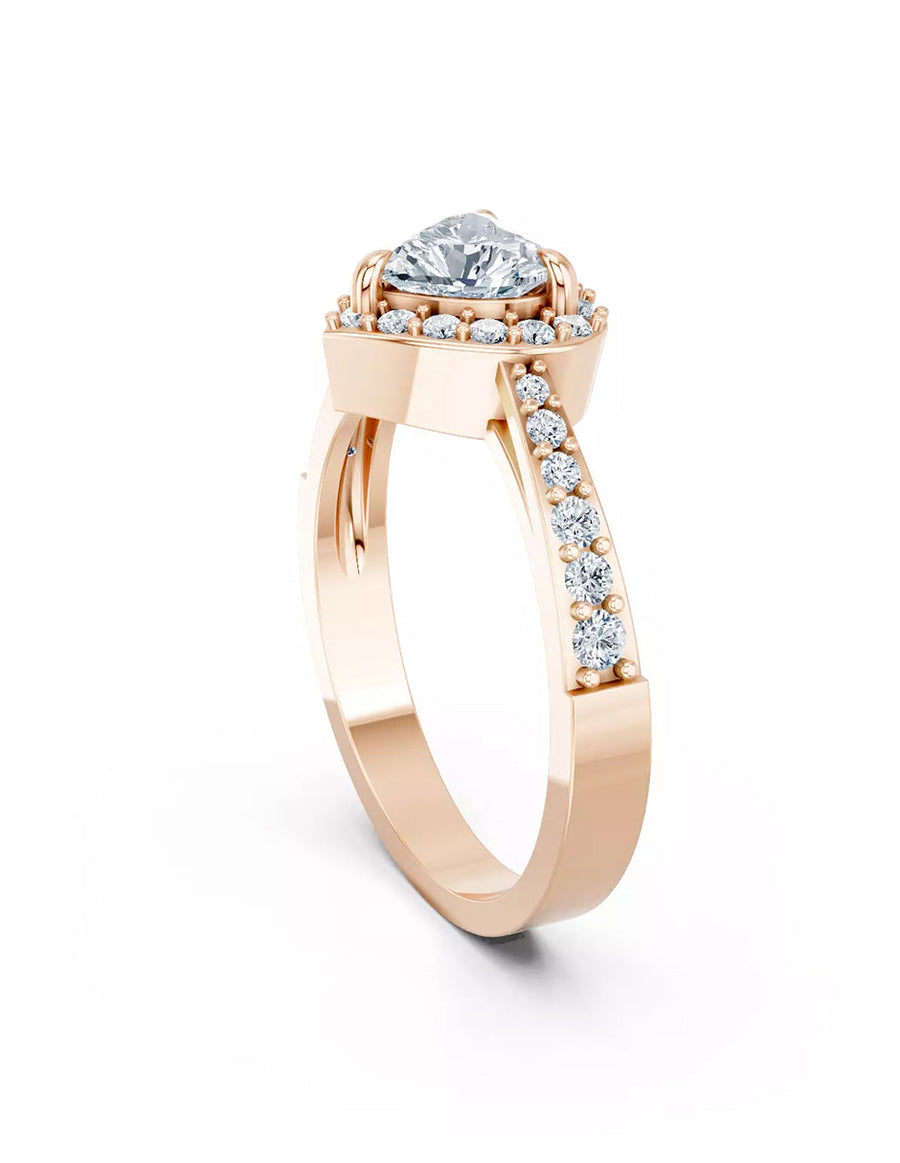 Anillo de Compromiso - halo - AMORE561-HE-CZ