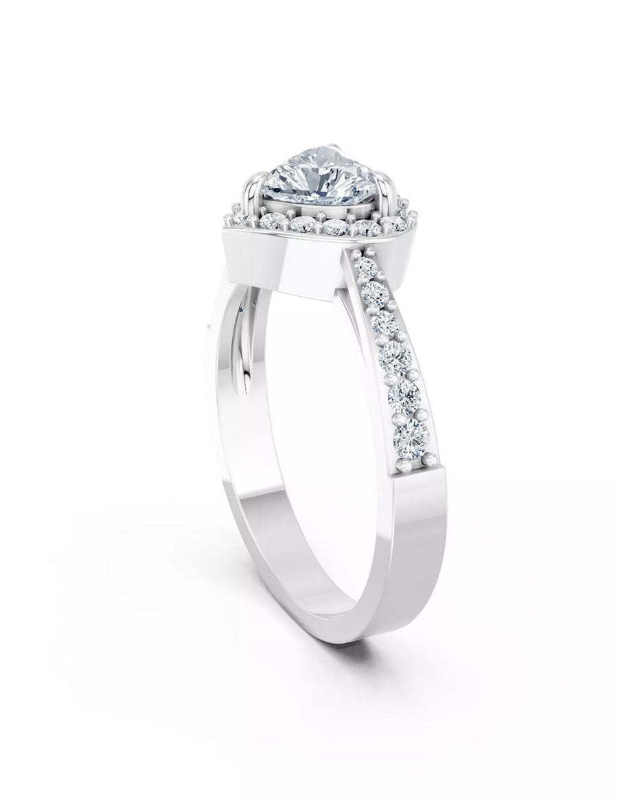 Anillo de Compromiso - halo - AMORE561-HE-CZ