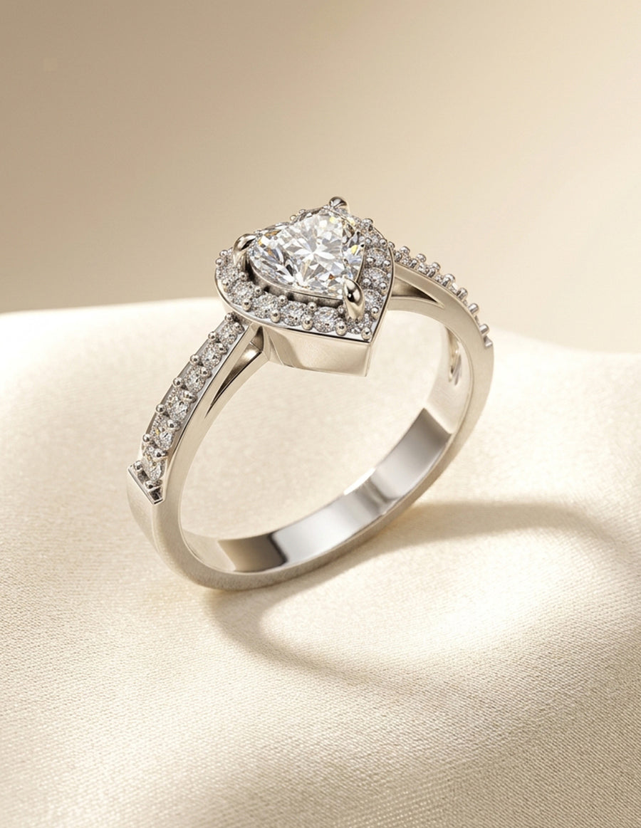 Anillo de Compromiso - halo - AMORE561-HE-CZ