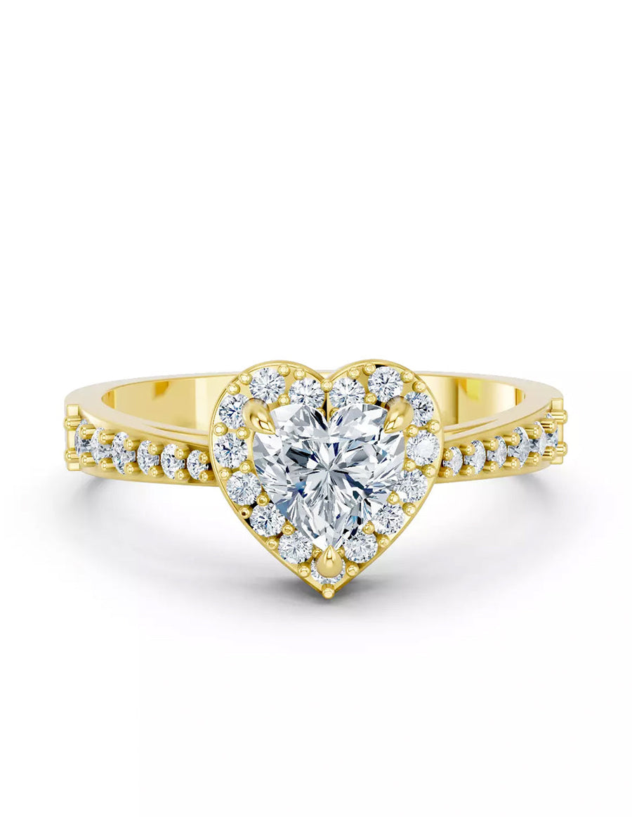 Anillo de Compromiso - halo - AMORE561-HE-CZ