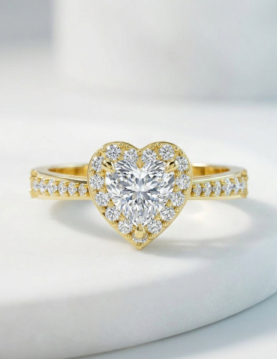 Anillo de Compromiso - halo - AMORE561-HE-CZ