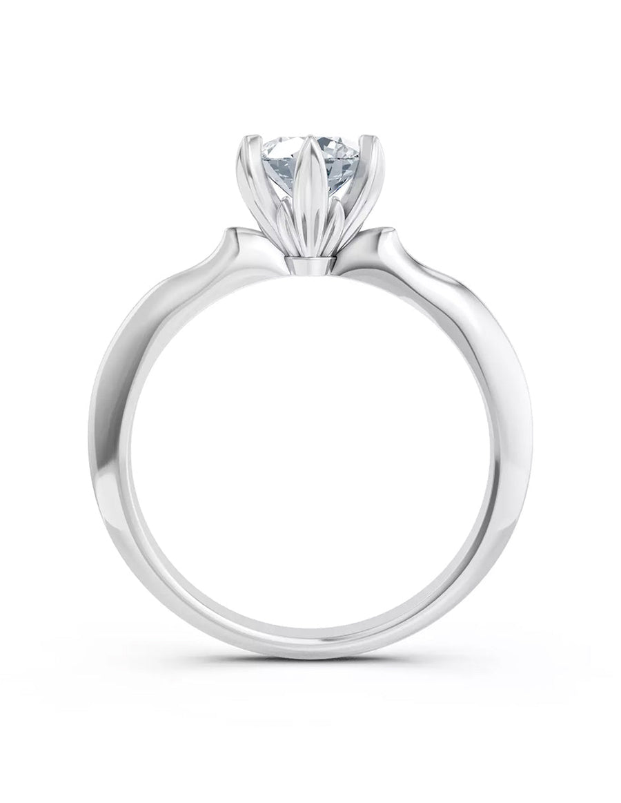 Anillo de Compromiso - solitario - AMORE577-RD-CZ
