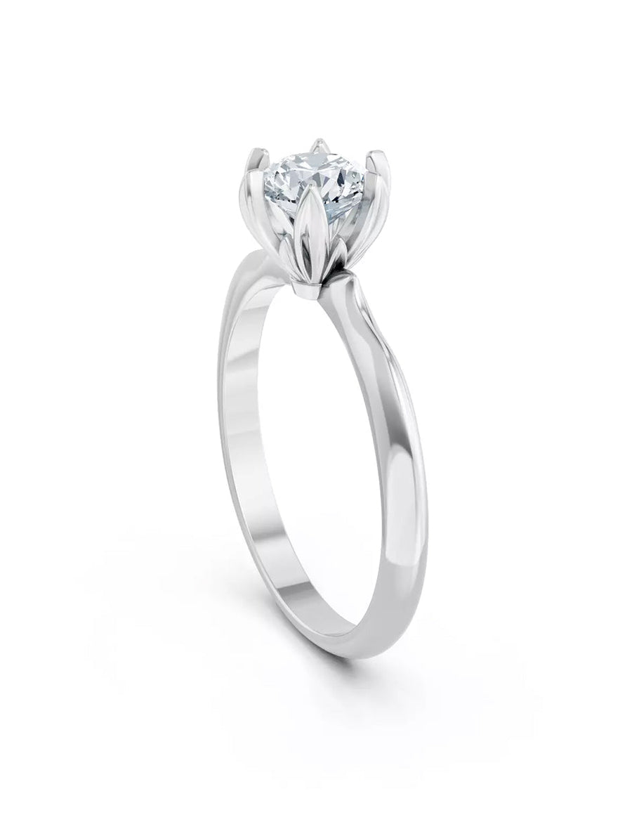Anillo de Compromiso - solitario - AMORE577-RD-CZ