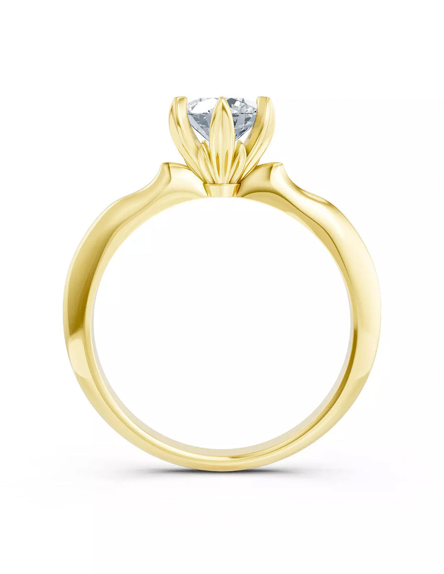 Anillo de Compromiso - solitario - AMORE577-RD-CZ