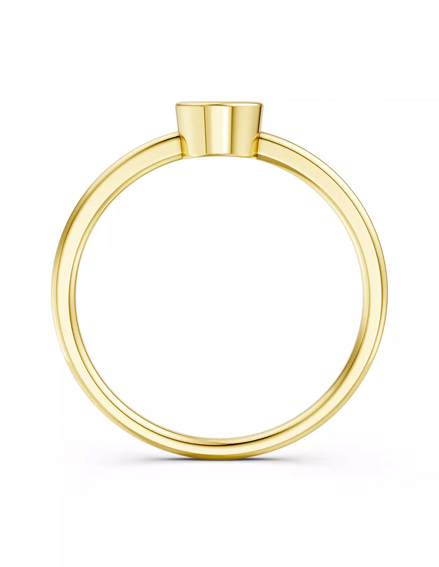 Anillo de Compromiso - solitario - AMORE579-RD-CZ