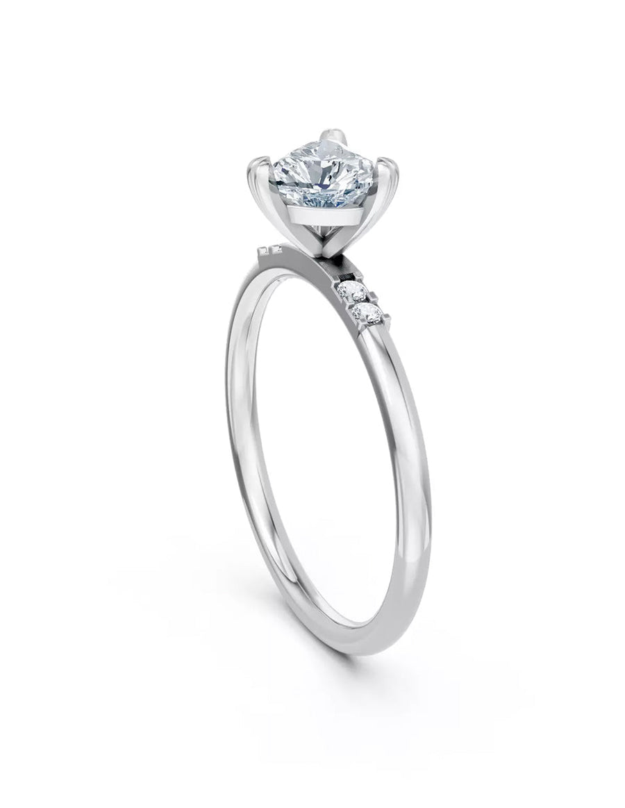 Anillo de Compromiso - piedras laterales - AMORE582-HE-CZ