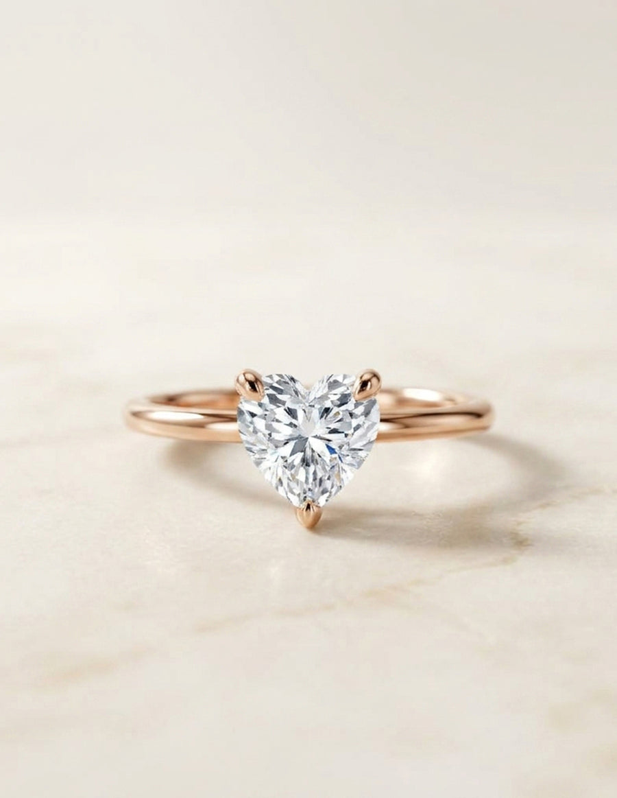 Anillo de Compromiso - solitario - AMORE594-HE-CZ