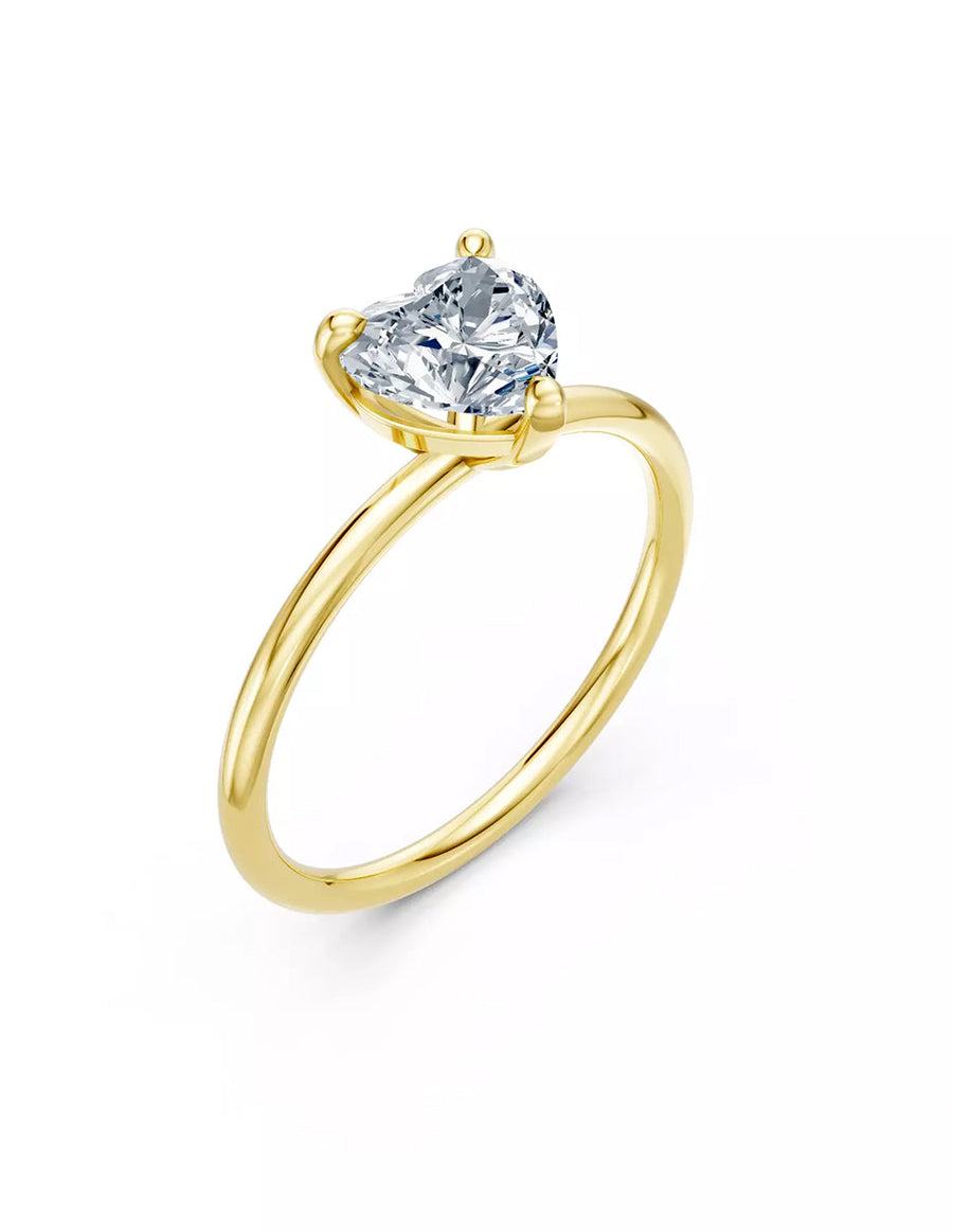 Anillo de Compromiso - solitario - AMORE594-HE-CZ
