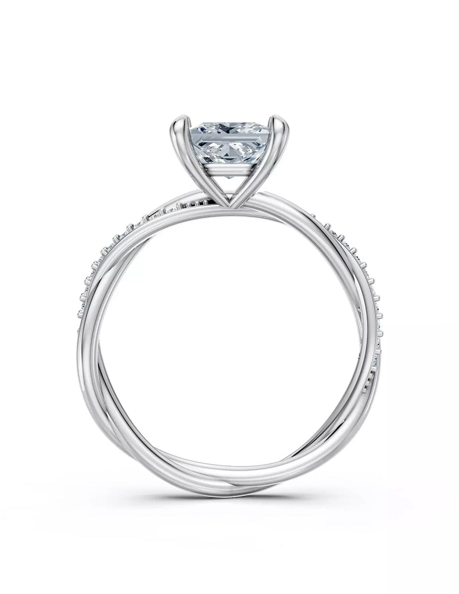 Anillo de Compromiso - pavé - AMORE595-PR-CZ