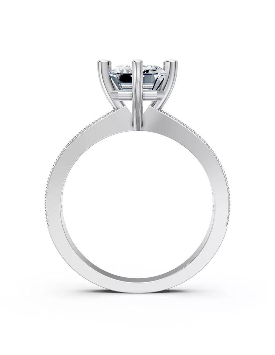 Anillo de Compromiso - pavé - AMORE596-EM-CZ