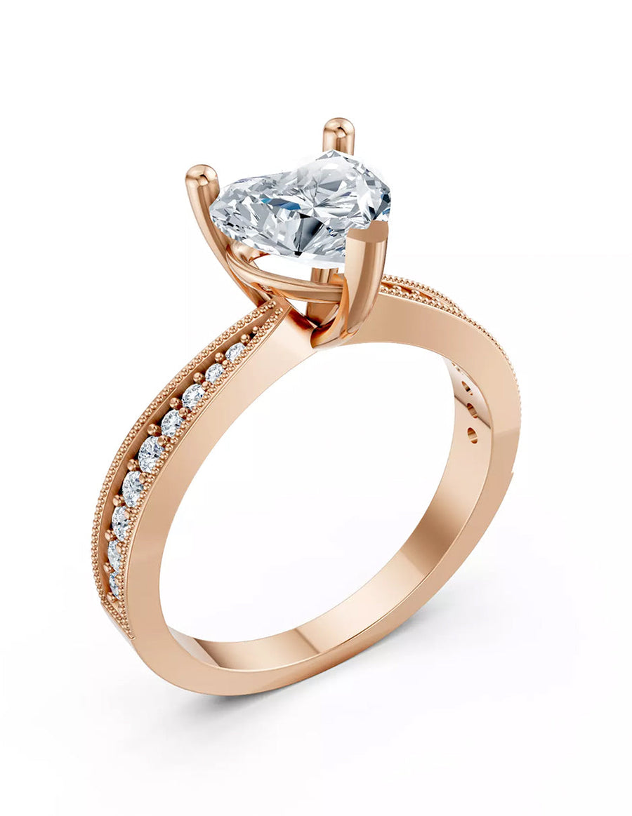 Anillo de Compromiso - pavé - AMORE596-HE-CZ