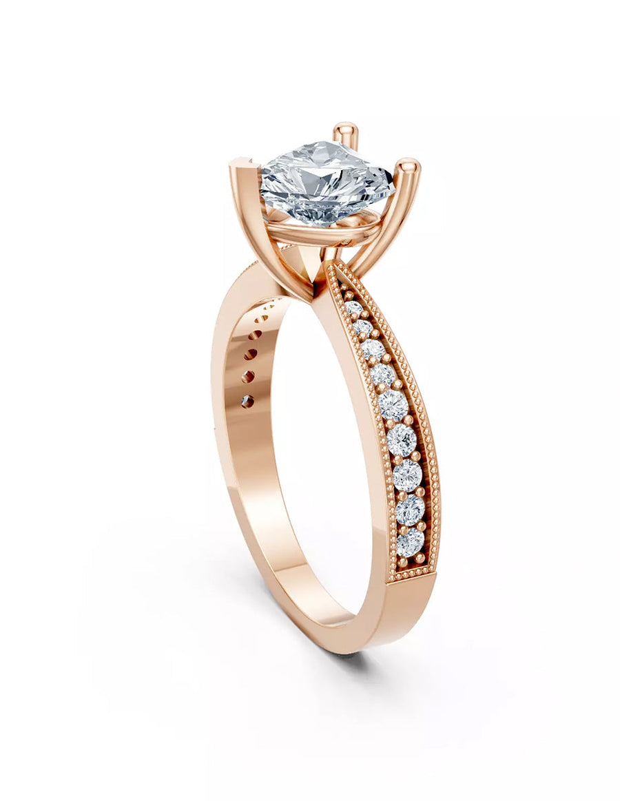 Anillo de Compromiso - pavé - AMORE596-HE-CZ