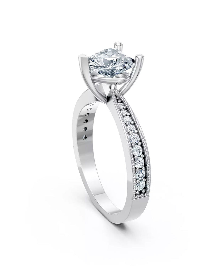 Anillo de Compromiso - pavé - AMORE596-HE-CZ