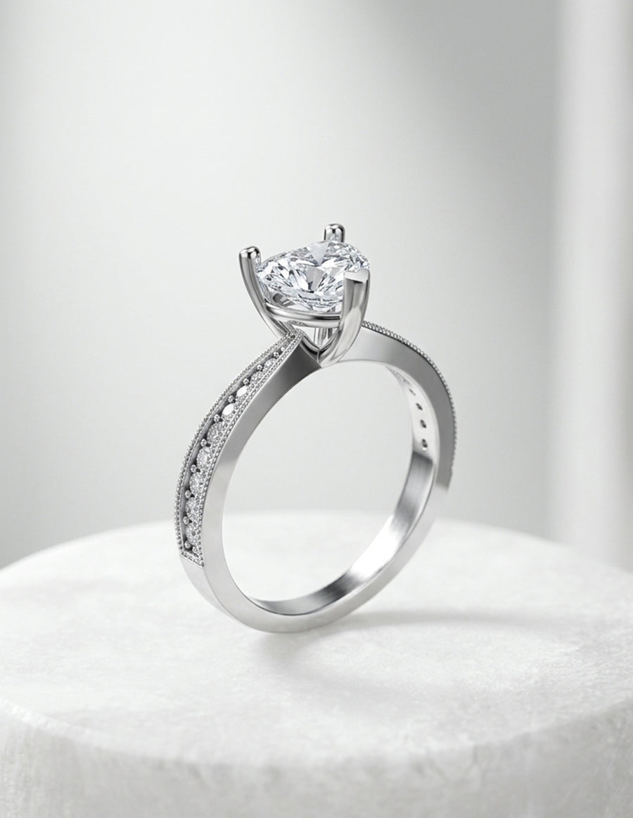 Anillo de Compromiso - pavé - AMORE596-HE-CZ
