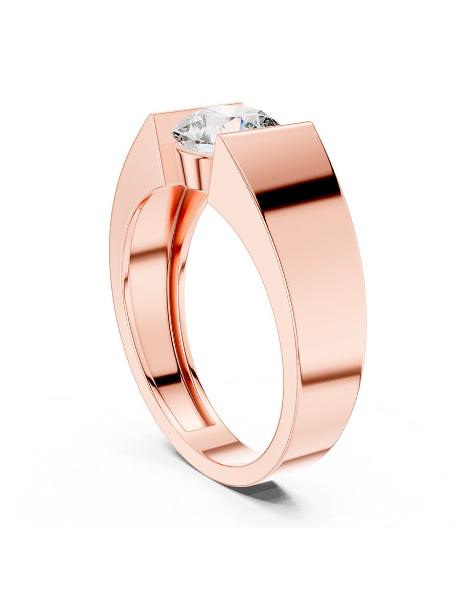 Anillo de Compromiso - solitario - AMORE6-RD-CZ