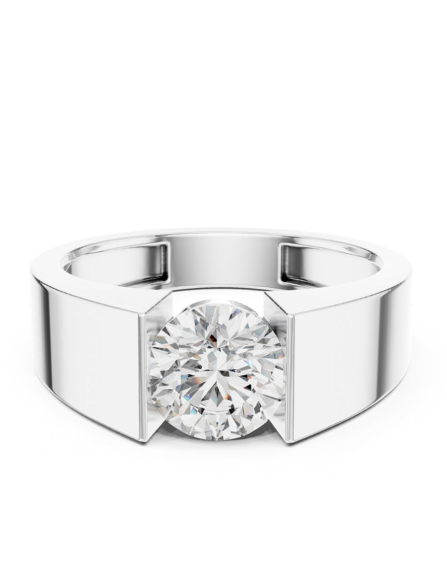 Anillo de Compromiso - solitario - AMORE6-RD-CZ